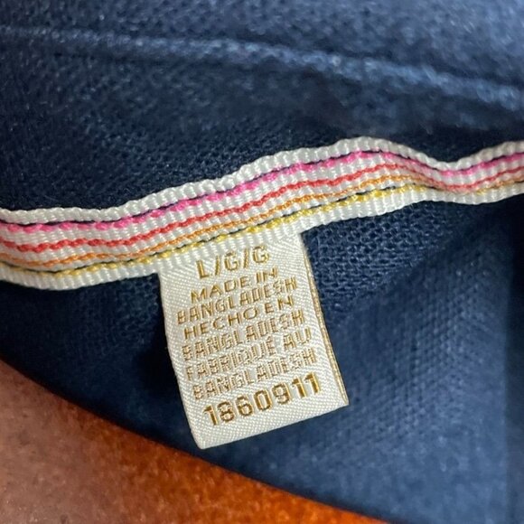 Scotch & Soda Blue Short Sleeve Linen Blend Button-Up Shirt L a1399 - Picture 4 of 7